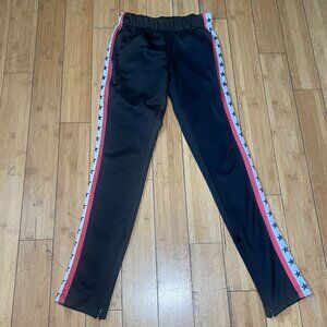VTG EPTM Made in USA Sweat Pants Black/ Stars on Sides Woman Sz S